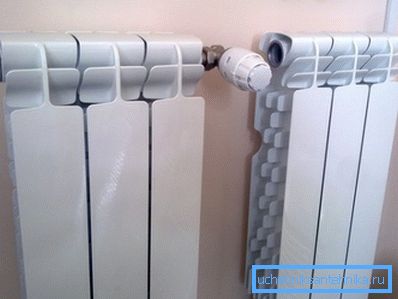 Aluminijaste sekcije s termostatom. Aluminijaste sekcije s termostatom.