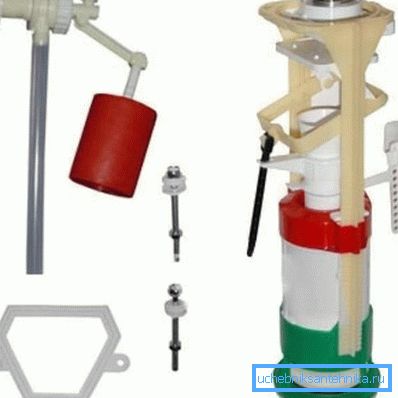 Armature za bočno oskrbo z vodo. Armature za bočno oskrbo z vodo.