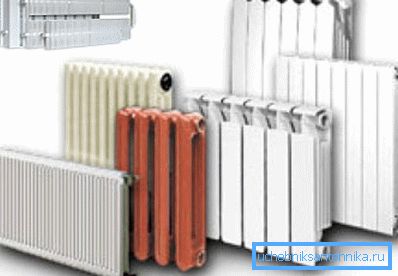 Razpon radiatorjev. Razpon radiatorjev.