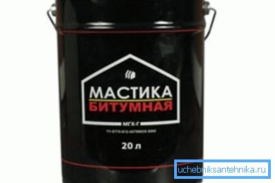 Bitumenska mastika za tesnjenje kanalizacijskih spojev Bitumenska mastika za tesnjenje kanalizacijskih spojev
