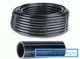 Zahvaljujoč fleksibilnosti cevi HDPE je najlažji način prevoza