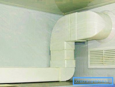 Kuhinjsko PVC cevno prezračevanje v kuhinji Kuhinjsko PVC cevno prezračevanje v kuhinji