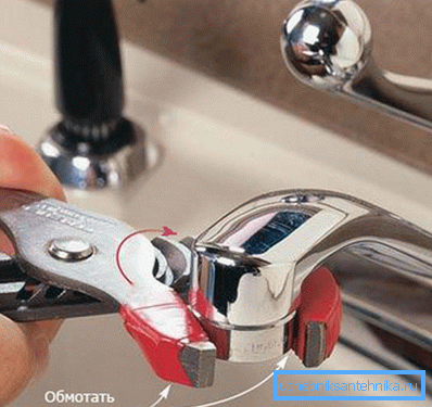 Odstranjevanje aeratorja Odstranjevanje aeratorja