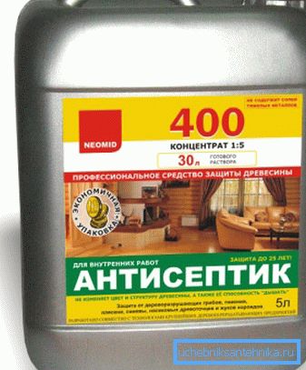Les je treba zdraviti z antiseptiki.
