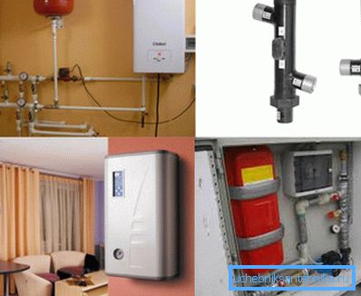 Električni kotli za ogrevanje različnih vrst