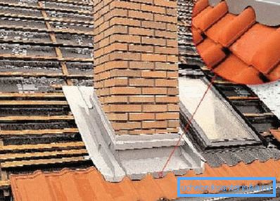 Hidroizolacijske cevi na strehi pred montažo strehe