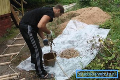 Silt in glino je treba odstraniti