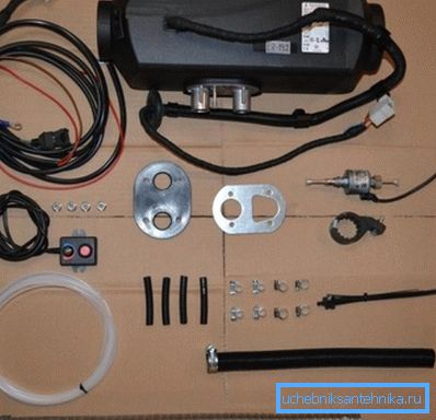 Paket dostave za zračni grelnik AirTronic