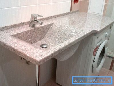 Corian kopalnica countertop