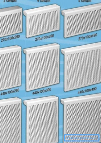 Kovinski zasloni radiatorjev proizvajajo različne velikosti Kovinski zasloni radiatorjev proizvajajo različne velikosti