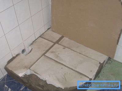 Monolitna opečna podlaga. Monolitna opečna podlaga.