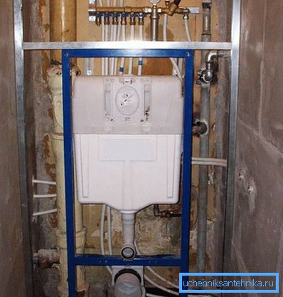 3956 Montažna instalacija s stenskim WC-jem