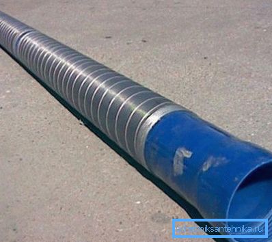 Na fotografiji - končni filter z drobno mrežico iz plastične cevi