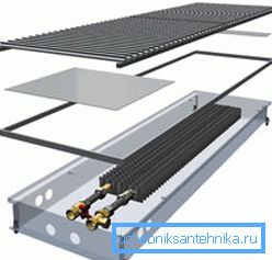 V foto - radiatorju z pocinkanim ohišjem
