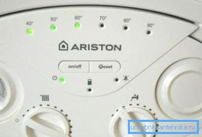 Nadzor na kotlih Ariston