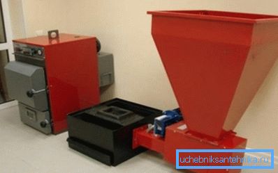 Ločen bunker, povezan z različnimi vrstami kotlov na trda goriva