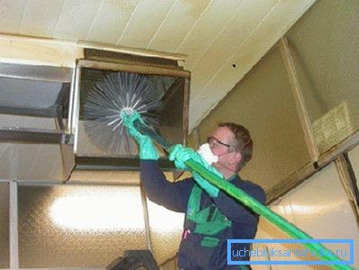 Ročno periodično čiščenje ventilacijskih sistemov