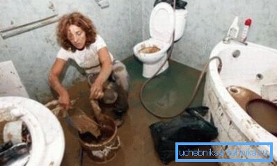 Žalostni rezultat zamašitev v stranišču - preprečuje njegovo pojavljanje