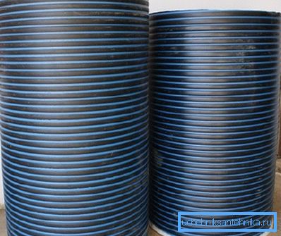 Plastične cevi velikega premera za vdolbinico Plastične cevi velikega premera za vdolbinico
