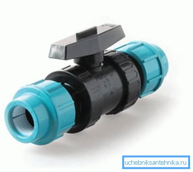 Polietilenski krogelni ventil 25 - 25 mm Polietilenski krogelni ventil 25 - 25 mm