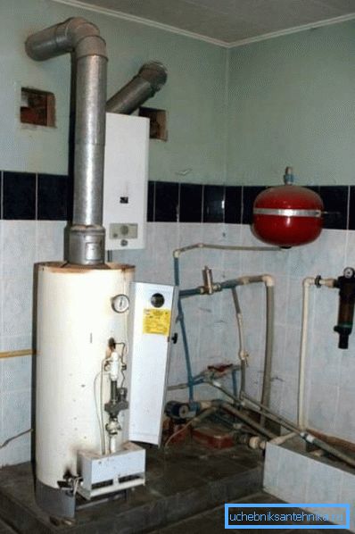 Primer enosmernega kotela.