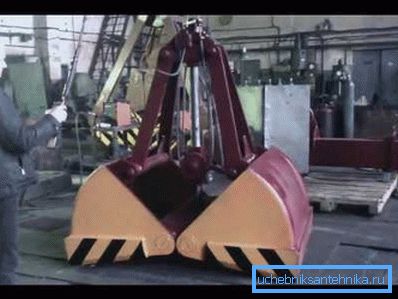 Industrijski grab za čiščenje. Industrijski grab za čiščenje.