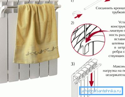 Enostavno držalo za brisače Enostavno držalo za brisače