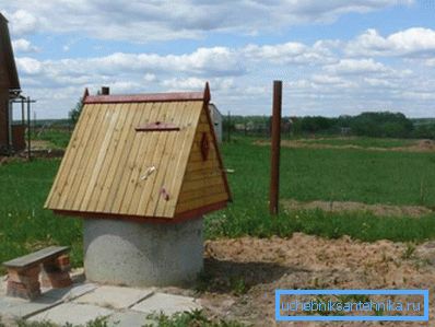 Najenostavnejša možnost na armiranobetonskih obročih.