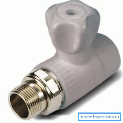 Ravni plastični krogelni ventil 20 mm Ravni plastični krogelni ventil 20 mm