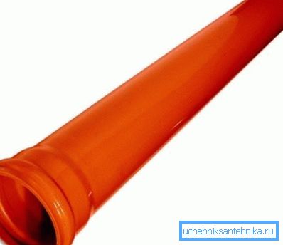 PVC cev za zunanjo kanalizacijo PVC cev za zunanjo kanalizacijo