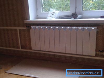 Rifarni grelni radiator v sistemu centralnega ogrevanja