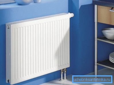 Radiator s spodnjo povezavo Radiator s spodnjo povezavo