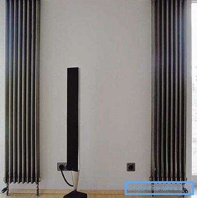 Radiatorji iz jekla so lahko element notranjosti.