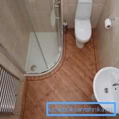 Najmanjši vogalni tuš