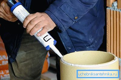 Montaža keramične cevi Montaža keramične cevi
