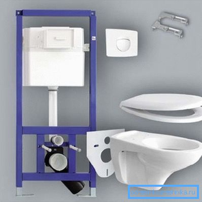 Namestitev konzole WC Namestitev konzole WC