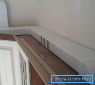 Skrita postavitev zračnih kanalov