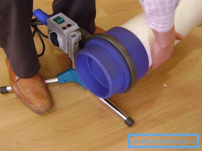 Specializirani aparati za spajkanje cevi velikega premera