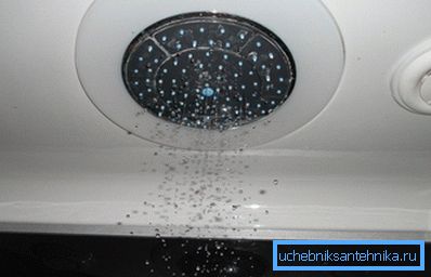 Rain shower v prostorni škatli 170 170 cm