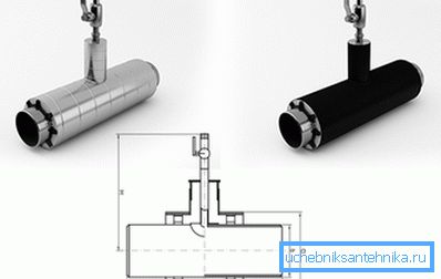 Tee s kroglastim ventilom za odzračevanje zraka ločeno od PPU Tee s kroglastim ventilom za odzračevanje zraka ločeno od PPU
