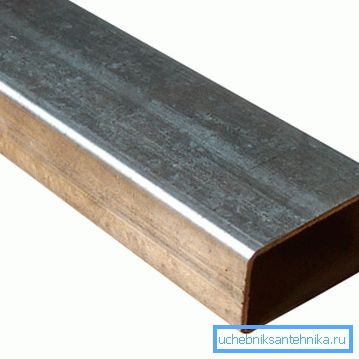 Cevni odsek 60x40 mm