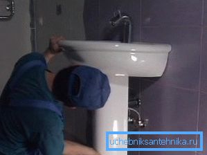 Namestitev umivalnika z lastnimi rokami, kot so 