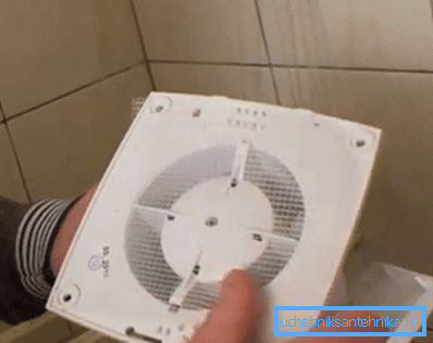 Namestitev ventilatorja