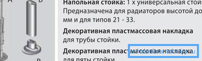 Naprava talne radijatorske naprave