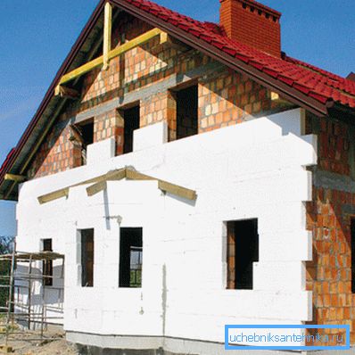 Toplotna izolacija fasadne pene. Toplotna izolacija fasadne pene.