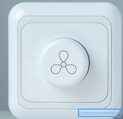 Priporočljivo je, da v električnem krogotoku ventilatorja postavite poseben zatemnjenec.