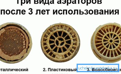 Videz aeratorja po več letih delovanja Videz aeratorja po več letih delovanja