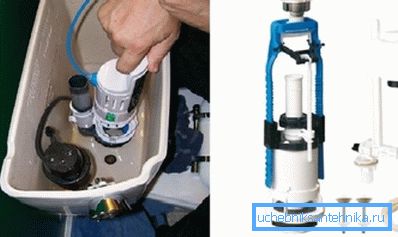 Zamenjava notranjosti tipke za potiskanje tipke sanitarne vode Zamenjava notranjosti tipke za potiskanje tipke sanitarne vode