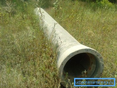 Ojačana betonska konstrukcija za kanalizacijo.
